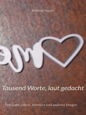 cover image of Tausend Worte, laut gedacht